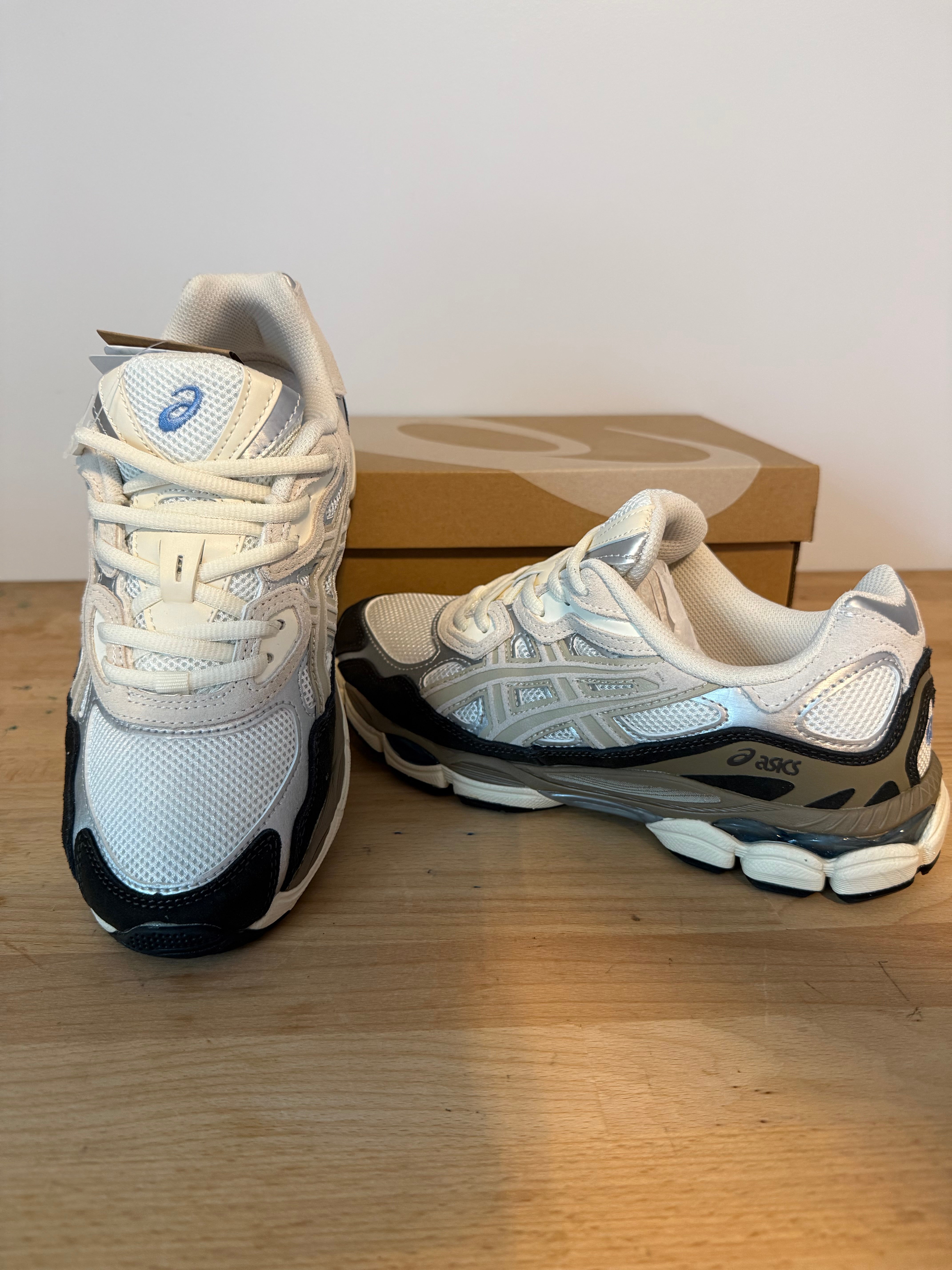 Asics gel nyc Cream/brown – Mayastore